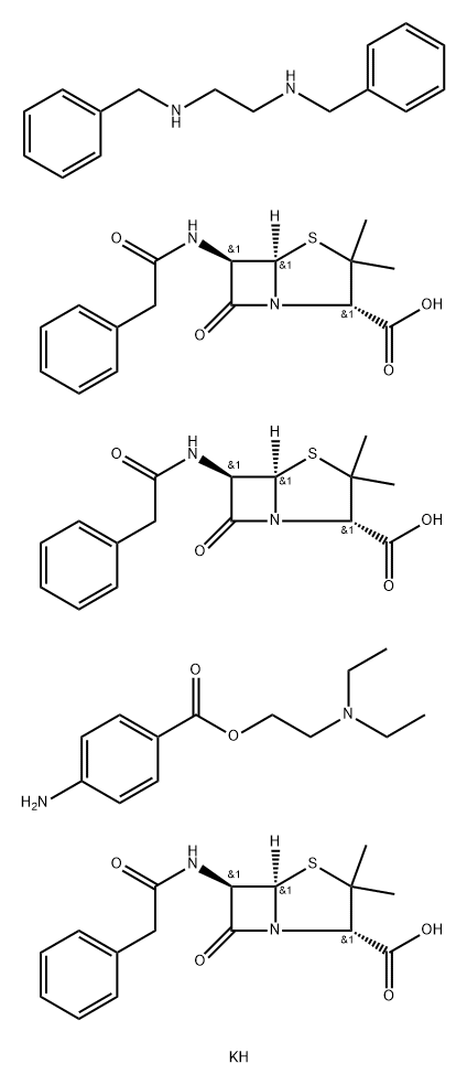 Bicillin-3 Struktur