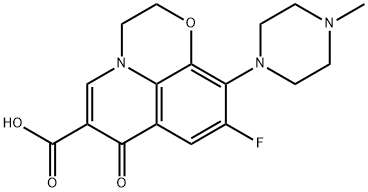 desmethylofloxacin Struktur