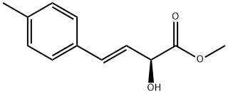 Methyl (2S,3E)-2-hydroxy-4-(4-methylphenyl)-3-butenoate Struktur