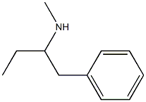 α-Ethyl-N-methylbenzeneethanamine Struktur