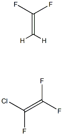 POLY(CHLOROTRIFLUOROETHYLENE-CO-VINYLIDE NE FLUORIDE) 26 MOLE% VINYLIDENE FLUORI Structure