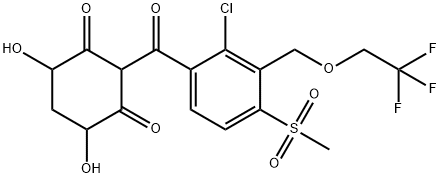 Tembotrione metabolite AE 1417268
		
	 Struktur
