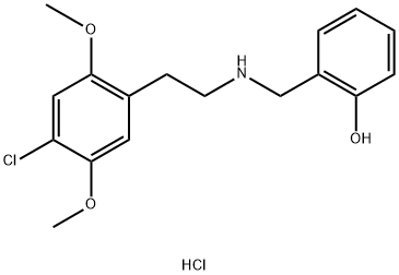 25C-NBOH (hydrochloride) Struktur