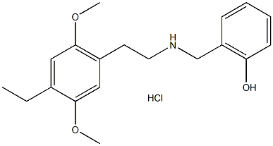 25E-NBOH (hydrochloride) Struktur