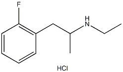 2-Fluoroethamphetamine (hydrochloride) Struktur