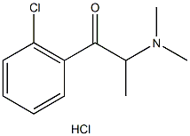 2-chloro-N,N-Dimethylcathinone (hydrochloride) Struktur