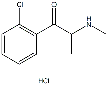2-Chloromethcathinone (hydrochloride) Struktur