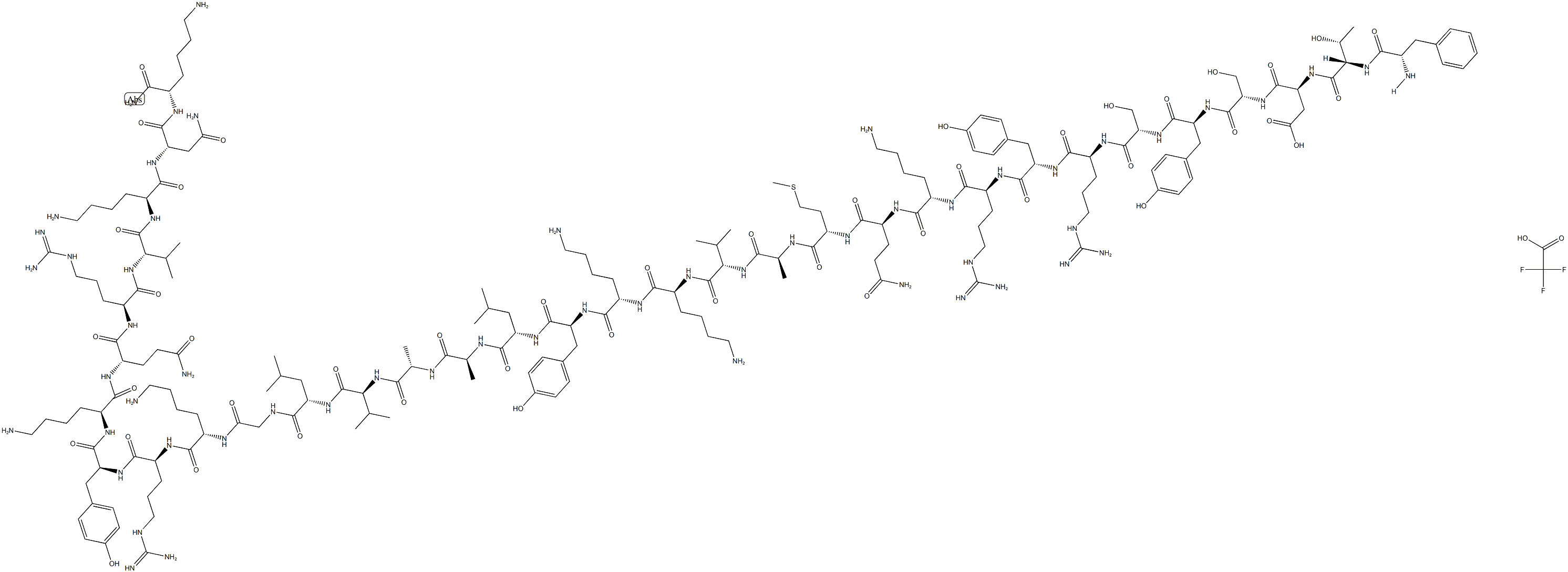PACAP (6-38) (human, chicken, mouse, ovine, porcine, rat) (trifluoroacetate salt)	 Struktur