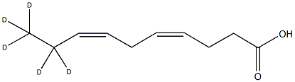 4(Z),7(Z)-Decadienoic Acid-d5 Struktur