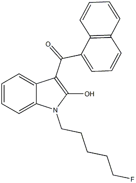 AM2201 2-hydroxyindole metabolite Struktur