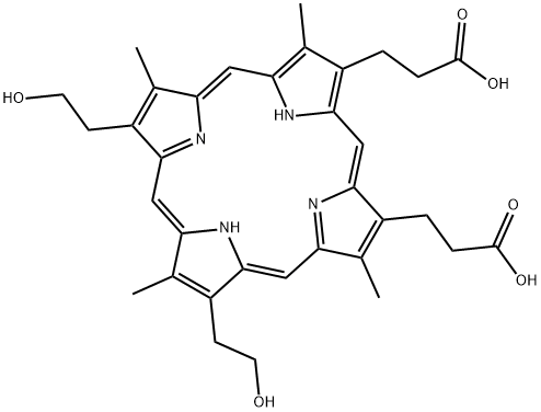 ISOHEMATOPORPHYRIN IX Struktur