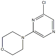4-(6-CHLOROPYRAZIN-2-YL)MORPHOLINE Struktur