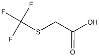 [(trifluoromethyl)thio]acetic acid Struktur