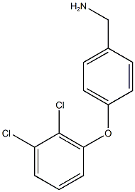 [4-(2,3-dichlorophenoxy)phenyl]methanamine Struktur