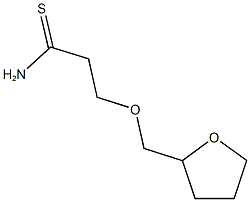 3-(tetrahydrofuran-2-ylmethoxy)propanethioamide Struktur