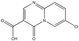 7-chloro-4-oxo-4H-pyrido[1,2-a]pyrimidine-3-carboxylic acid Struktur
