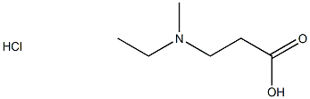 3-[ethyl(methyl)amino]propanoic acid hydrochloride Struktur