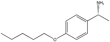 (1R)-1-[4-(PENTYLOXY)PHENYL]ETHANAMINE Struktur