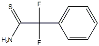 2,2-difluoro-2-phenylethanethioamide Struktur