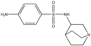 4-AMINO-N-1-AZABICYCLO[2.2.2]OCT-3-YLBENZENESULFONAMIDE, , 結(jié)構(gòu)式