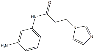N-(3-aminophenyl)-3-(1H-imidazol-1-yl)propanamide Struktur