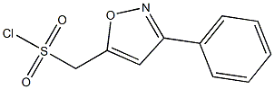 (3-phenylisoxazol-5-yl)methanesulfonyl chloride Struktur