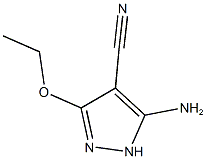 5-AMINO-3-ETHOXY-1H-PYRAZOLE-4-CARBONITRILE Struktur