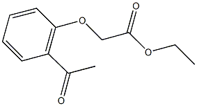 ethyl (2-acetylphenoxy)acetate Struktur