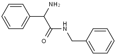 2-amino-N-benzyl-2-phenylacetamide Struktur