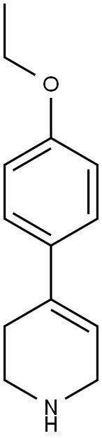 4-(4-ethoxyphenyl)-1,2,3,6-tetrahydropyridine Structure
