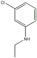 3-chloro-N-ethylaniline Struktur