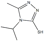 4-ISOPROPYL-5-METHYL-4H-1,2,4-TRIAZOLE-3-THIOL Struktur
