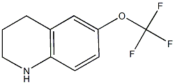 6-(trifluoromethoxy)-1,2,3,4-tetrahydroquinoline Struktur