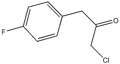 1-chloro-3-(4-fluorophenyl)acetone Struktur