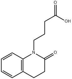 4-(2-oxo-1,2,3,4-tetrahydroquinolin-1-yl)butanoic acid, 933696-07-2, 結(jié)構(gòu)式