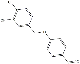 4-[(3,4-dichlorophenyl)methoxy]benzaldehyde Struktur