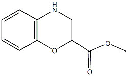 methyl 3,4-dihydro-2H-1,4-benzoxazine-2-carboxylate Struktur