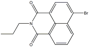 2-Propyl-6-bromo-1H-benzo[de]isoquinoline-1,3(2H)-dione Struktur