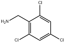 Benzenemethanamine, 2,4,6-trichloro- Struktur