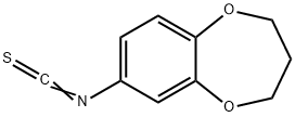 7-isothiocyanato-3,4-dihydro-2H-1,5-benzodioxepine Struktur