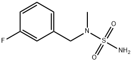 N-[(3-fluorophenyl)methyl]-N-methylaminosulfonamide Struktur