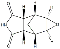 (1aR,2R,2aR,5aS,6S,6aS)-tetrahydro-1aH-2,6-methanooxireno[2,3-f] isoindole-3,5(4H,5aH)-dione Struktur
