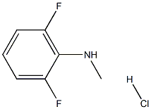 2,6-Difluoro-N-methylanili ne hydrochloride Struktur