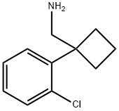 [1-(2-chlorophenyl)cyclobutyl]methanamine Struktur