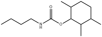 2,3,6-trimethylcyclohexyl N-butylcarbamate Struktur