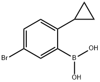 (5-溴-2-環(huán)丙基苯基)硼酸, 1234559-32-0, 結構式