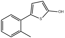2-Hydroxy-5-(2-tolyl)thiophene Structure