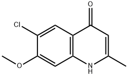6-chloro-7-methoxy-2-methylquinolin-4(1H)-one Structure