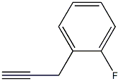 1-fluoro-2-(prop-2-yn-1-yl)benzene Struktur