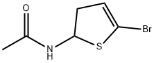 N-(5-bromo-2,3-dihydrothiophen-2-yl)acetamide Struktur